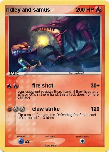 Pokemon ridley and samus