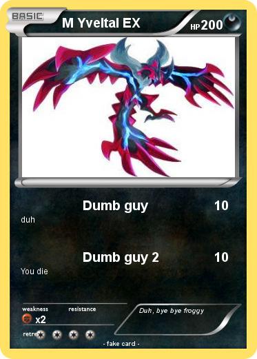 Pokemon M Yveltal EX