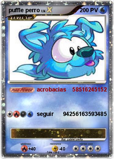 Pokemon puffle perro