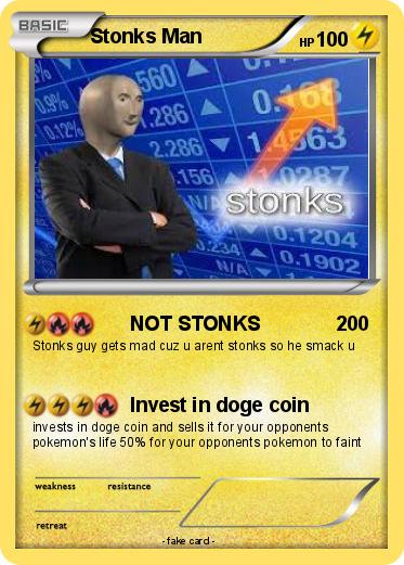 Pokemon Stonks Man