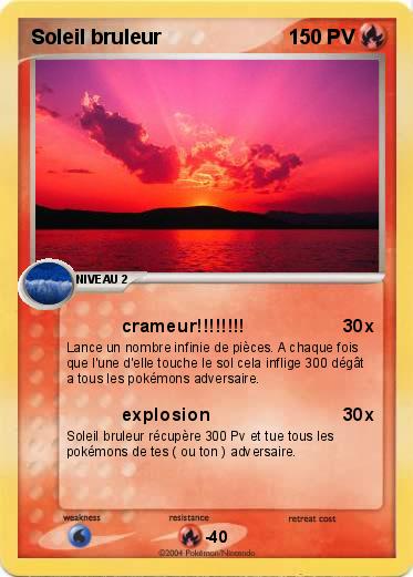 Pokemon Soleil bruleur