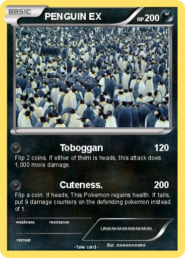 Pokemon PENGUIN EX