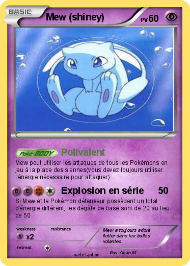 Pokemon Mew (shiney)