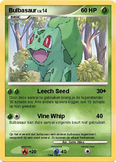 Pokemon Bulbasaur