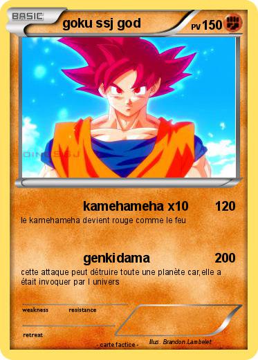 Pokemon goku ssj god