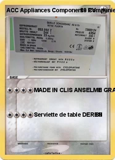 Pokemon ACC Appliances Components Companies Spain