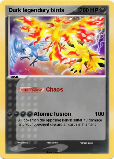 Pokemon Dark legendary birds
