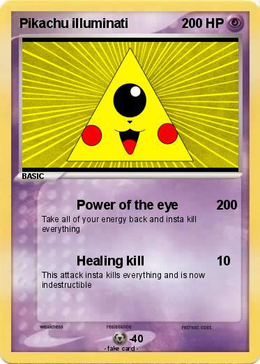 Pokemon Pikachu illuminati