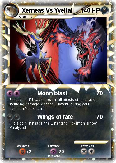 Pokemon Xerneas Vs Yveltal