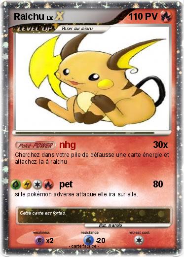 Pokemon Raichu