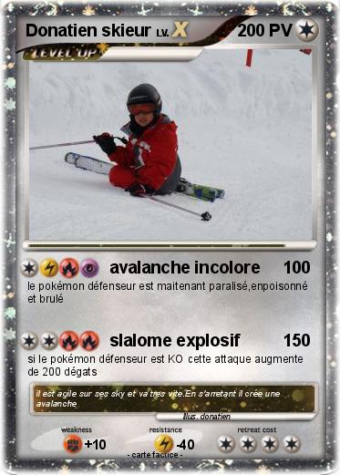 Pokemon Donatien skieur