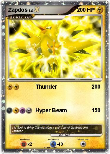 Pokemon Zapdos