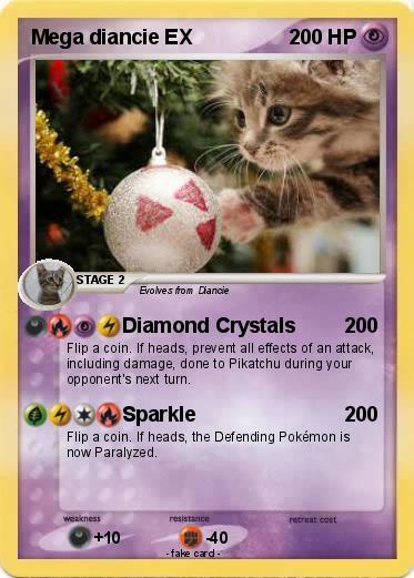 Pokemon Mega diancie EX