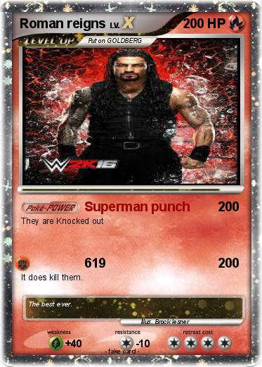 Pokemon Roman reigns