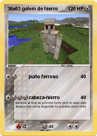 Pokemon 36a63 golem de hierro