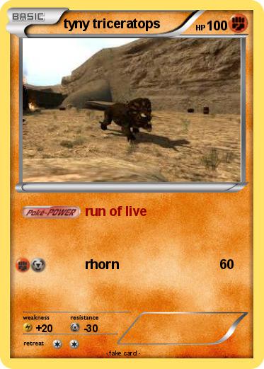 Pokemon tyny triceratops