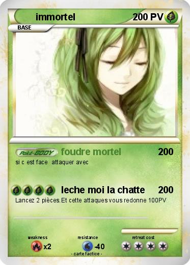 Pokemon immortel