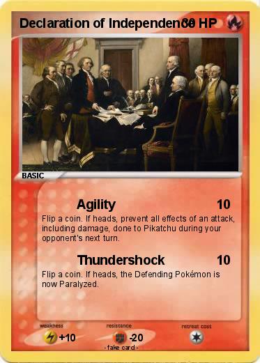 Pokemon Declaration of Independence