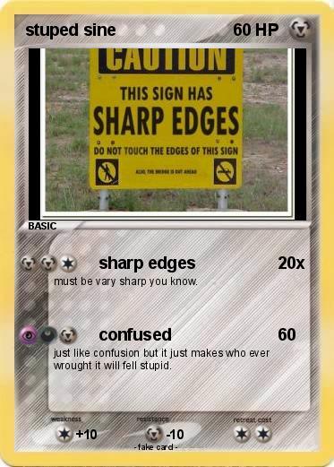 Pokemon stuped sine