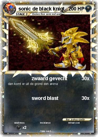 Pokemon sonic de black knigt