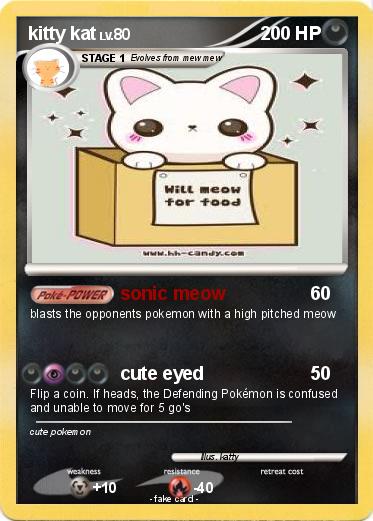 Pokemon kitty kat