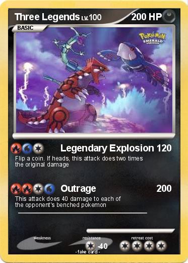 Pokemon Three Legends