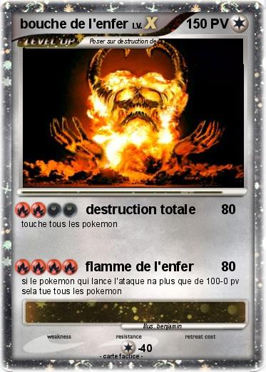 Pokemon bouche de l'enfer