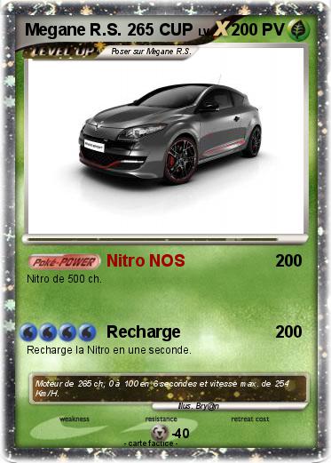 Pokemon Megane R.S. 265 CUP