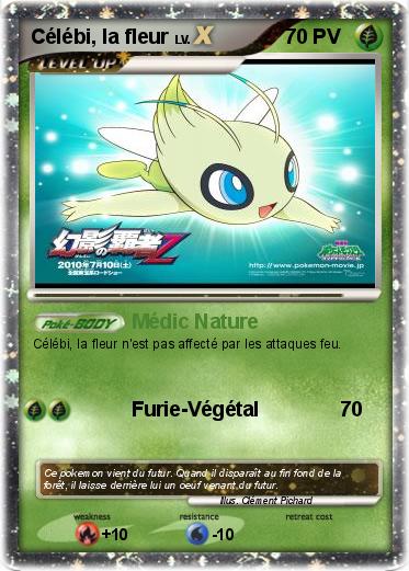 Pokemon Célébi, la fleur