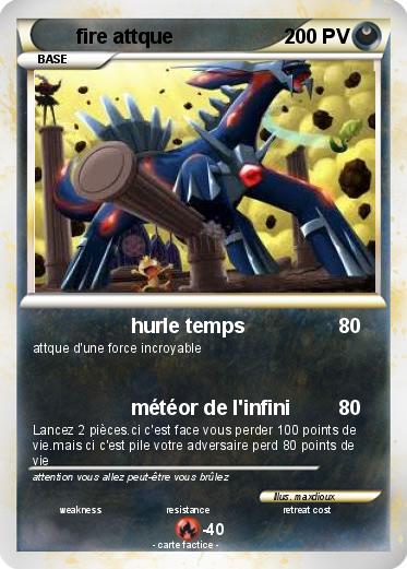 Pokemon fire attque