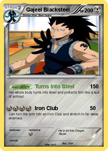Pokemon Gajeel Blacksteel