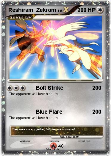 Pokemon Reshiram  Zekrom