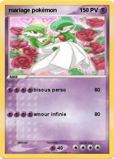 Pokemon mariage pokémon