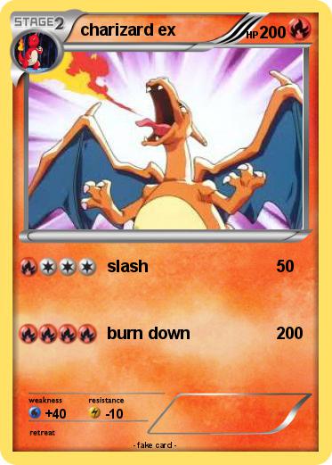 Pokemon charizard ex