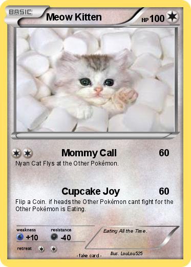 Pokemon Meow Kitten