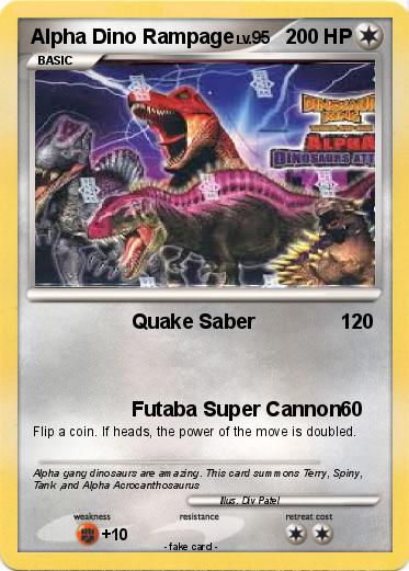 Pokemon Alpha Dino Rampage