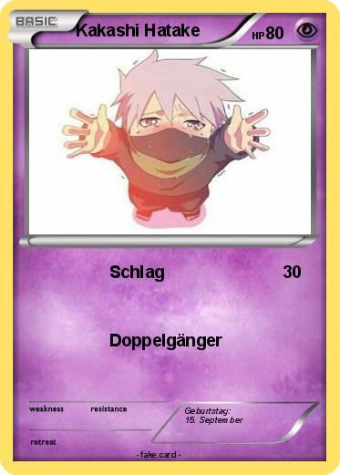 Pokemon Kakashi Hatake
