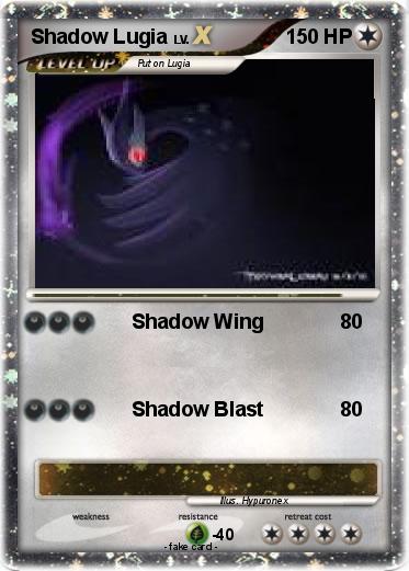 Pokemon Shadow Lugia