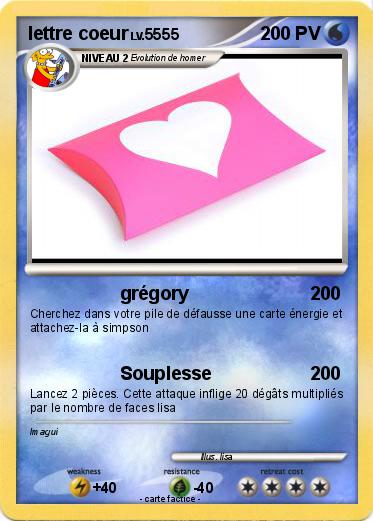 Pokemon lettre coeur