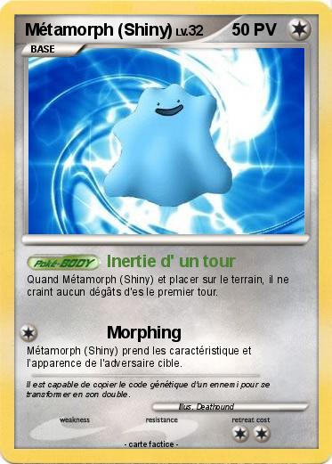 Pokemon Métamorph (Shiny)