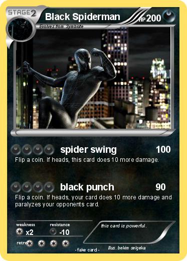 Pokemon Black Spiderman