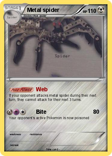 Pokemon Metal spider