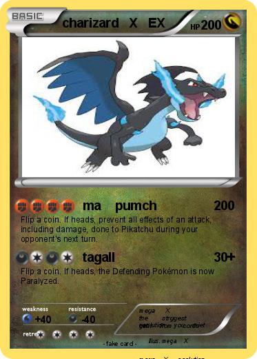 Pokemon charizard   X   EX