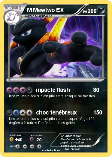 Pokemon M Mewtwo EX