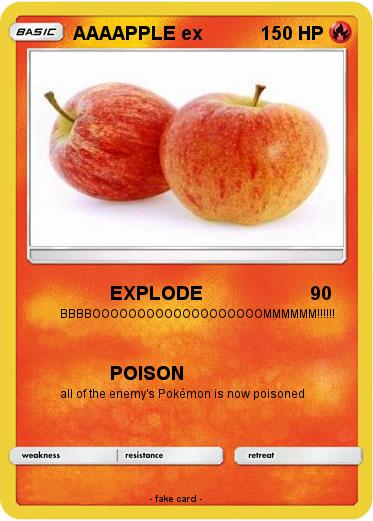 Pokemon AAAAPPLE ex