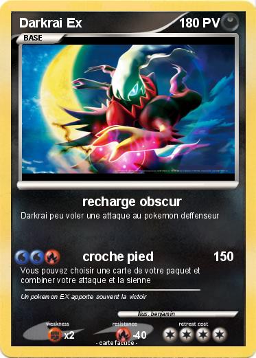 Pokemon Darkrai Ex