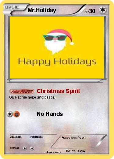 Pokemon Mr.Holiday