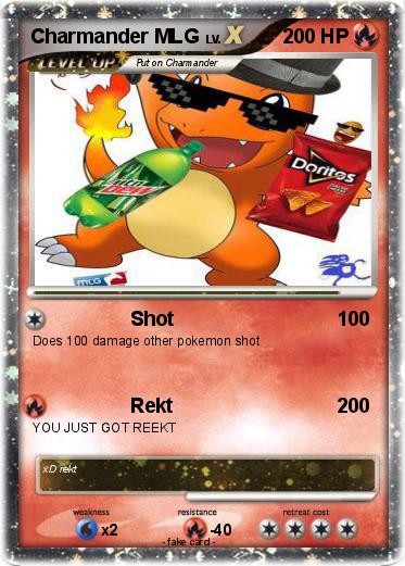 Pokemon Charmander MLG