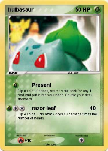 Pokemon bulbasaur