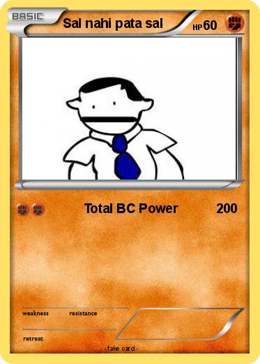 Pokemon Sal nahi pata sal